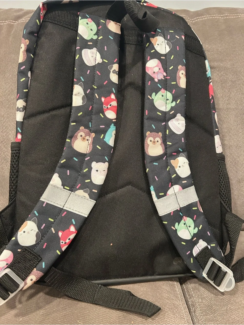 Squishmallows Cam the Calico Cat Fuzzy Backpack